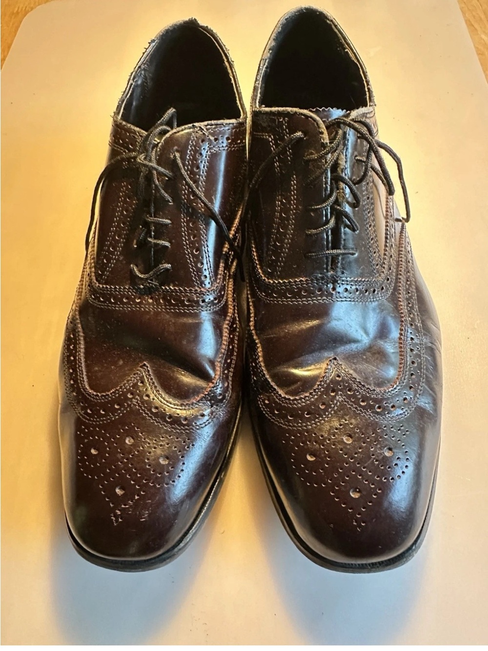 Florsheim Men's Dark Brown Wingtip Brogue Oxfords